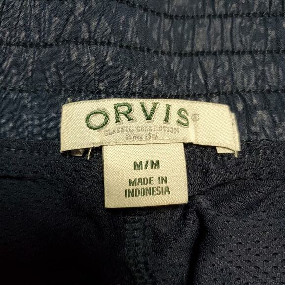 Orvis Women's Embossed Pull-On Travel Shattered Glass Navy Skort Size Medium - Picture 4 of 12